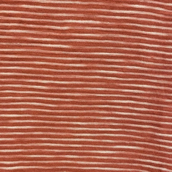 Old Navy Everywhere Slub Tee Neutral Stripes Orange Size XL - Picture 4 of 7